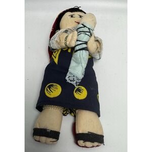 Guna‎ Yala Doll Handcrafted by Women of Panama made Scrap Traditional Material